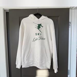 Elwood White Ski Lake Tahoe Men's Sweatershirt